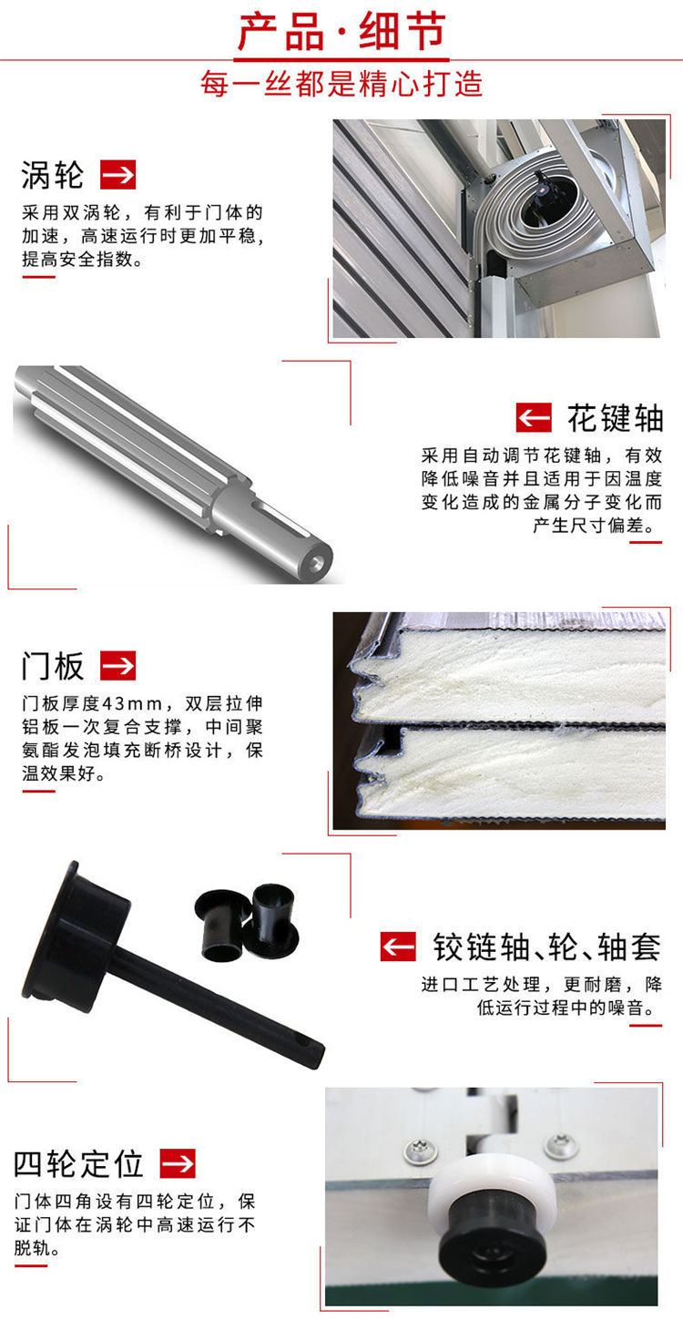 硬质快速卷帘门-涡轮-花键轴 硬质快速卷帘门-涡轮-花键轴