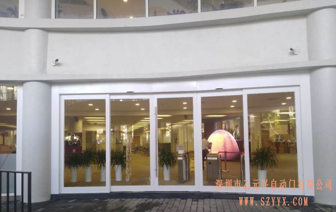 带框玻璃自动门