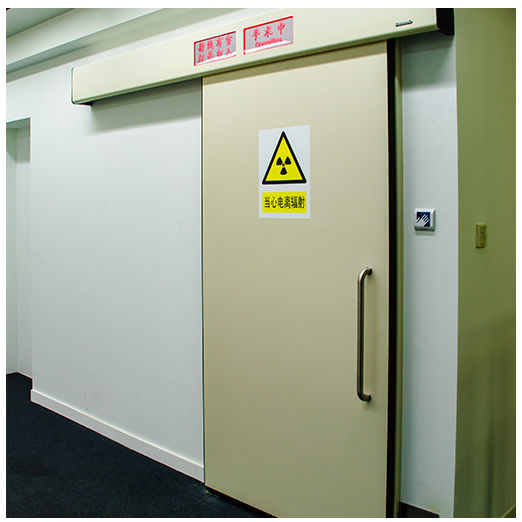 普通防辐射医用自动门-成品效果图