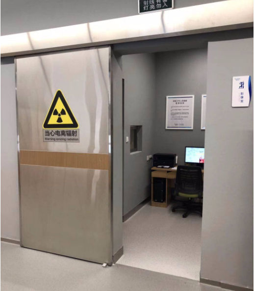 重型防辐射自动门-成品效果图