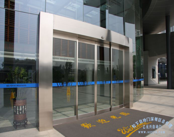 有框玻璃自动门-经典案例图片