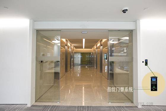 钢化玻璃自动门-腾讯案例图片